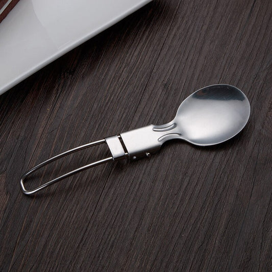 Foldable Titanium Camping Spoon